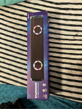 Atmosphere 16” sound bar  , brand new , 5 hr playtime